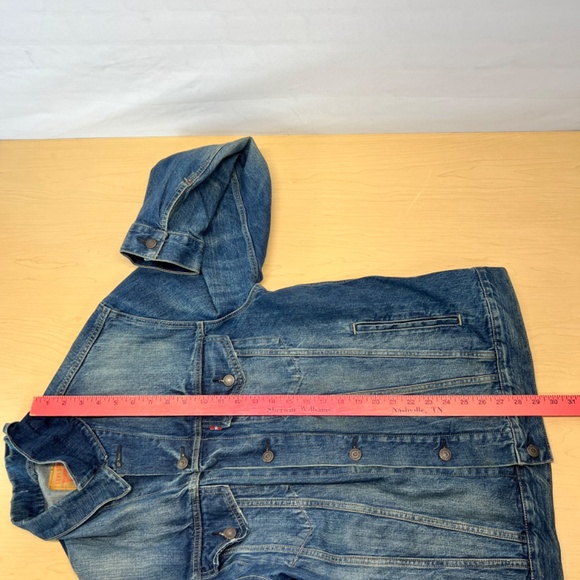 Excellent Condition LEVI'S Button Up denim Trucker Jacket Size: XL - Picture 10 of 16